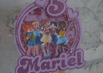 Litritega shakertopper Lego Friends fännile